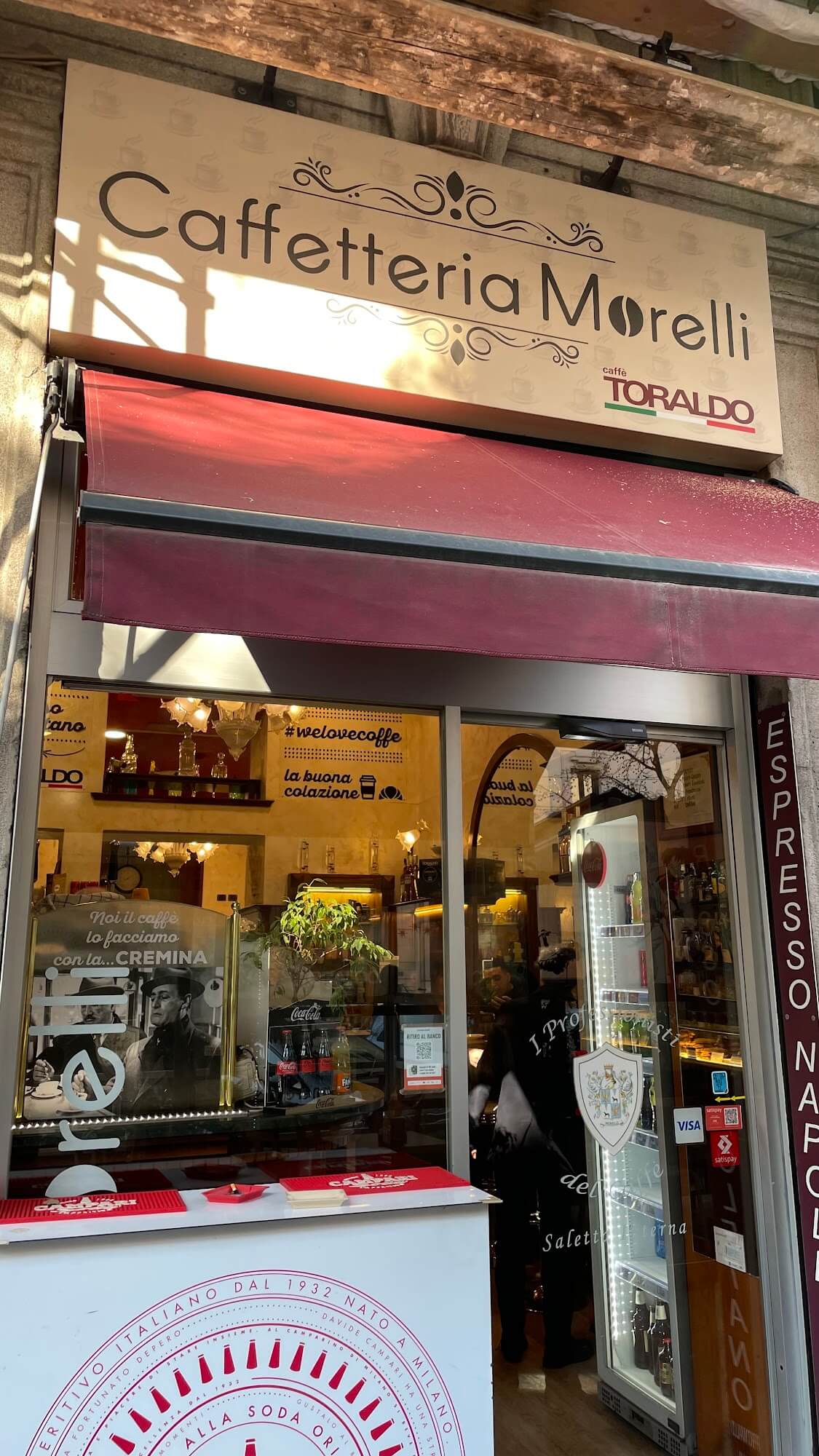Insegna Caffetteria Morelli